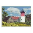 thumbnail image 1 of The Stupell Home Decor Collection Nauset Lighthouse Forest and Fields Scene with Seagull Wall Plaque Art, 1 of 5