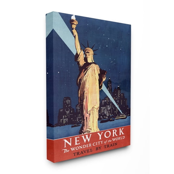 The Stupell Home Decor Collection New York Liberty Statue Poster Wall Art