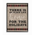 thumbnail image 1 of The Stupell Home Decor Collection No Place Like Home For the Holidays Oversized Framed Giclee Texturized Art, 1 of 4