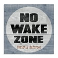 thumbnail image 1 of The Stupell Home Decor Collection No Wake Zone Wall Art, 1 of 5
