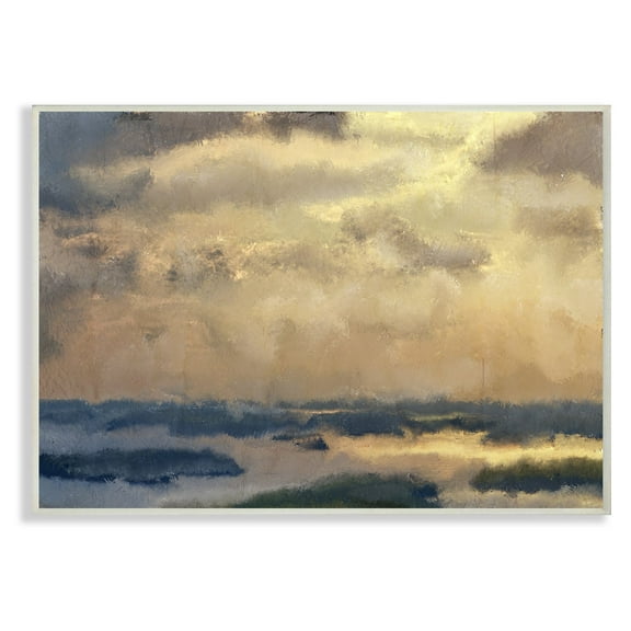The Stupell Home Decor Collection Painted Neutral Morning Sky Abstract Wall Art