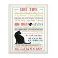 thumbnail image 1 of The Stupell Home Decor Collection Pet Life Tips From Cats Oversized Wall Plaque Art, 12.5 x 0.5 x 18.5, 1 of 6