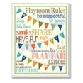 thumbnail image 1 of The Stupell Home Decor Collection Playroom Rules Typography Oversized Wall Plaque Art, 1 of 6