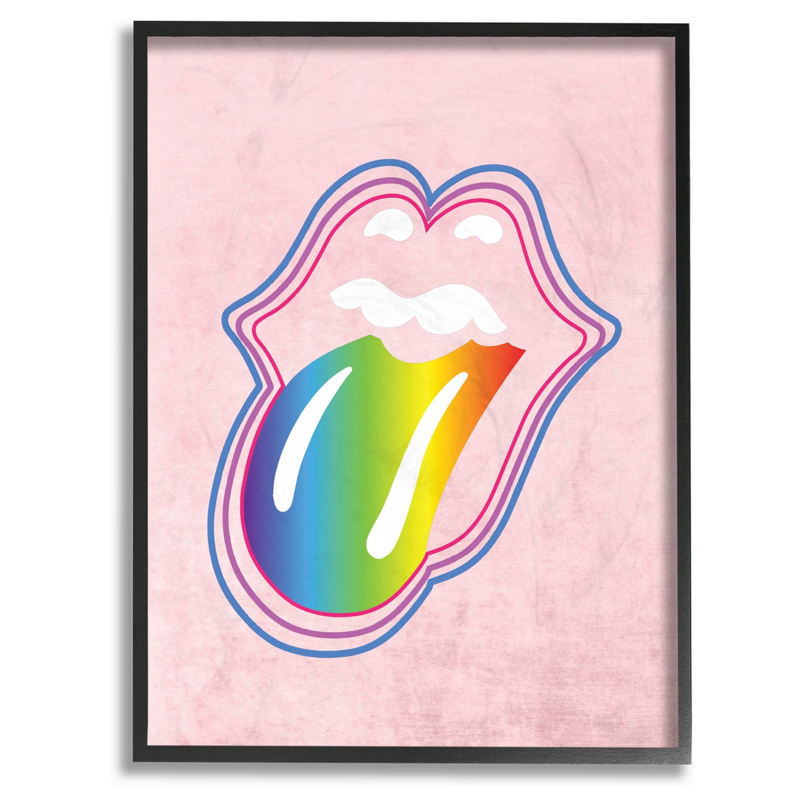 The Stupell Home Decor Collection Rainbow Mouth Wall Art