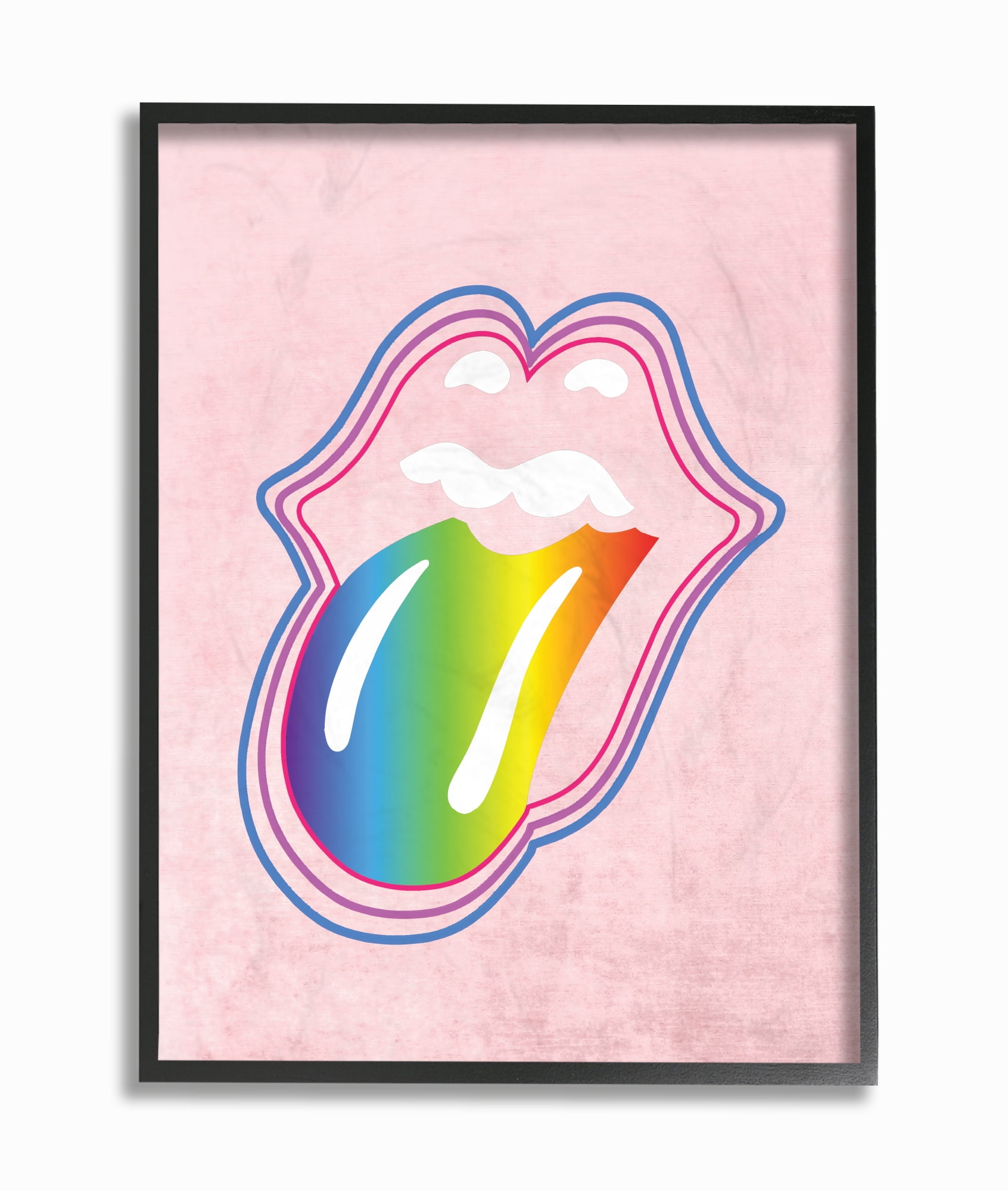 The Stupell Home Decor Collection Rainbow Mouth Wall Art