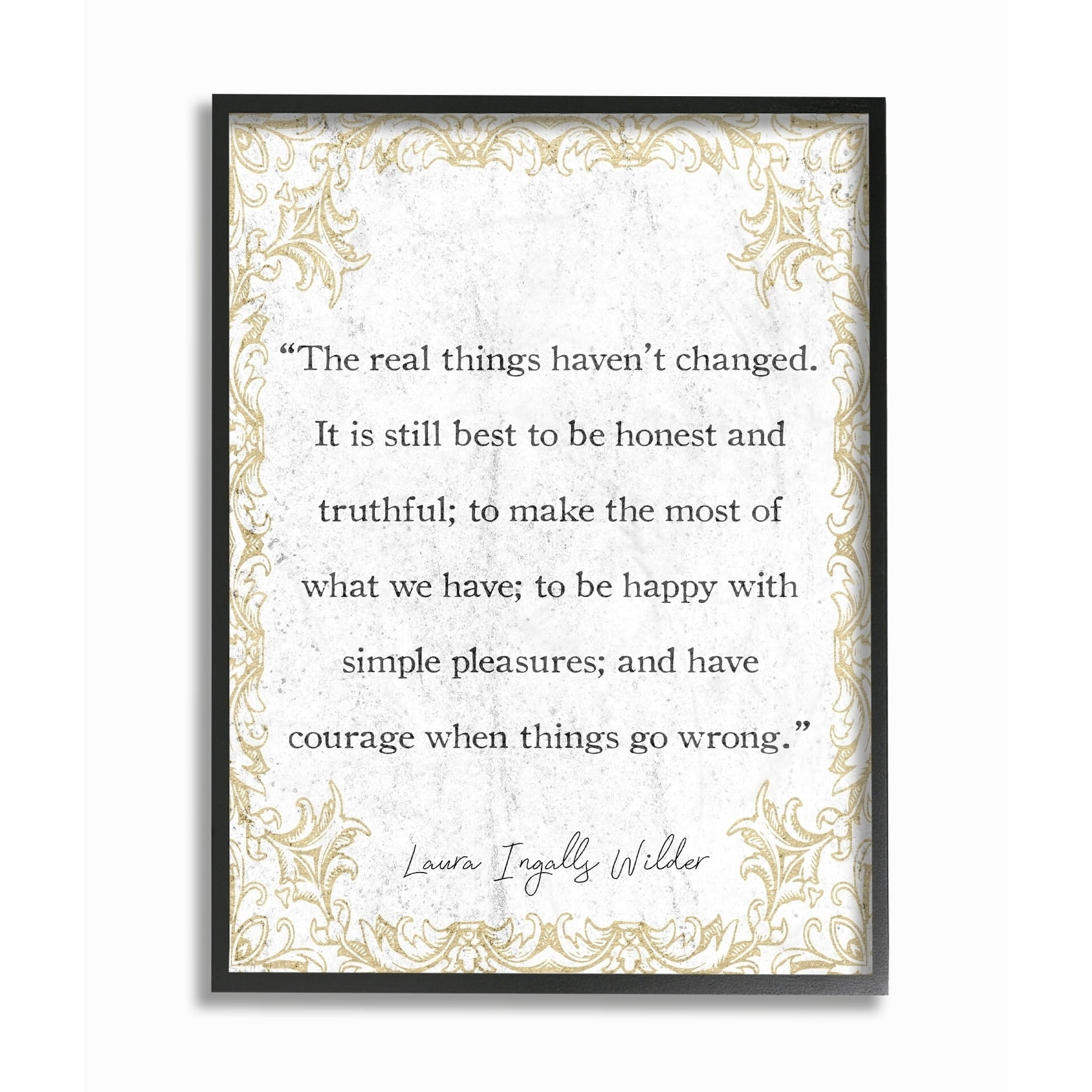 The Stupell Home Decor Collection Real Things Havent Changed Framed Giclee Wall Art