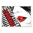 thumbnail image 1 of The Stupell Home Decor Collection Red and Black Full Of Lipstick Wall Art, 1 of 4