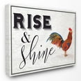 thumbnail image 1 of The Stupell Home Decor Collection Rise And Shine Rooster White Wall Art, 1 of 6