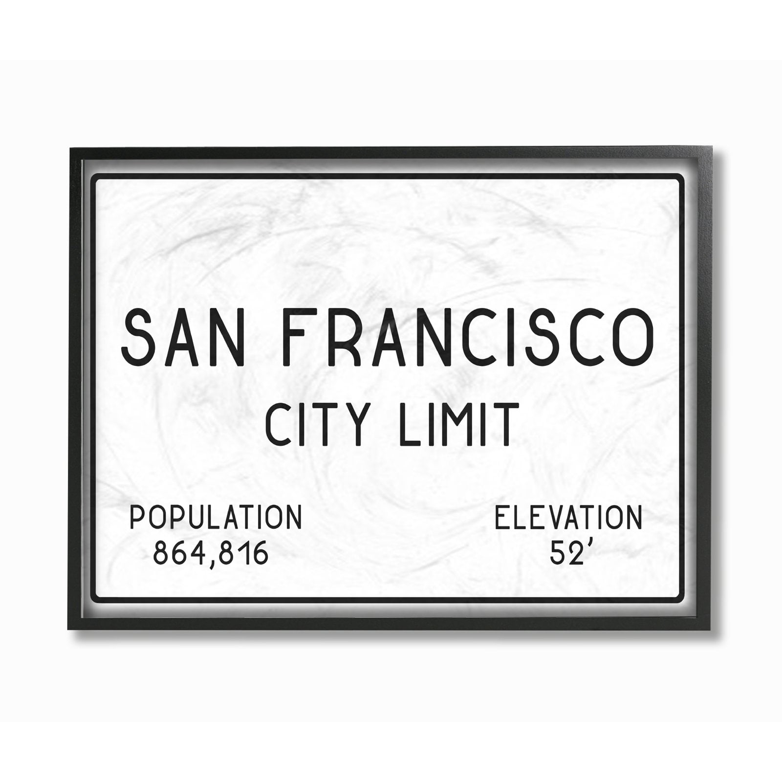 The Stupell Home Decor Collection San Francisco City Limit Canvas Wall Art