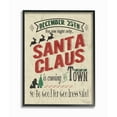 thumbnail image 1 of The Stupell Home Decor Collection Santa For One Night Only Typography Framed Giclee Texturized Art, 1 of 5