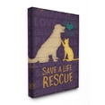 thumbnail image 1 of The Stupell Home Decor Collection Save A Life Rescue Dog And Cat Wall Art, 1 of 6