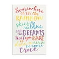 thumbnail image 1 of The Stupell Home Decor Collection Somewhere Over the Rainbow Wall Art, 1 of 5