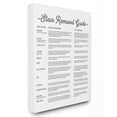 thumbnail image 1 of The Stupell Home Decor Collection Stain Removal Guide Version 2 Canvas Wall Art, 1 of 2