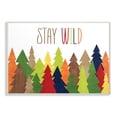 thumbnail image 1 of The Stupell Home Decor Collection Stay Wild Forest Colorful Wall Plaque Art, 10 x 0.5 x 15, 1 of 4