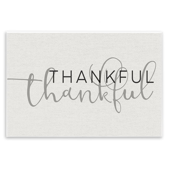 Stupell Industries Rustic Lodge Thankful Typography Wall Plaque Art, 15 x 10, by Lil' Rue