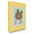thumbnail image 1 of The Stupell Home Decor Collection The Kids Room by Stupell Bear Portrait Yellow Wall Art, 1 of 6