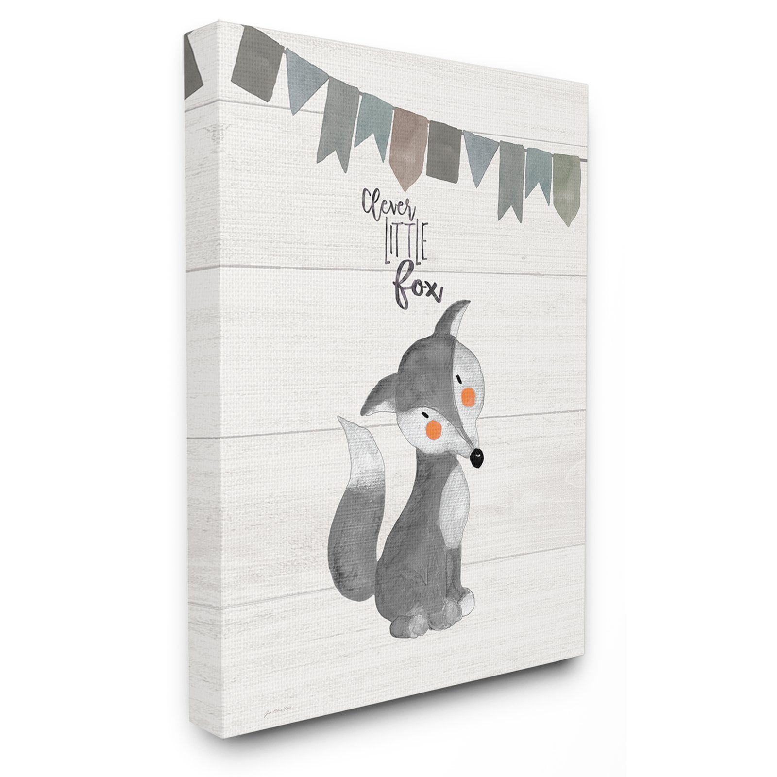 The Stupell Home Decor Collection The Kids Room by Stupell Clever Little Fox Wall Art