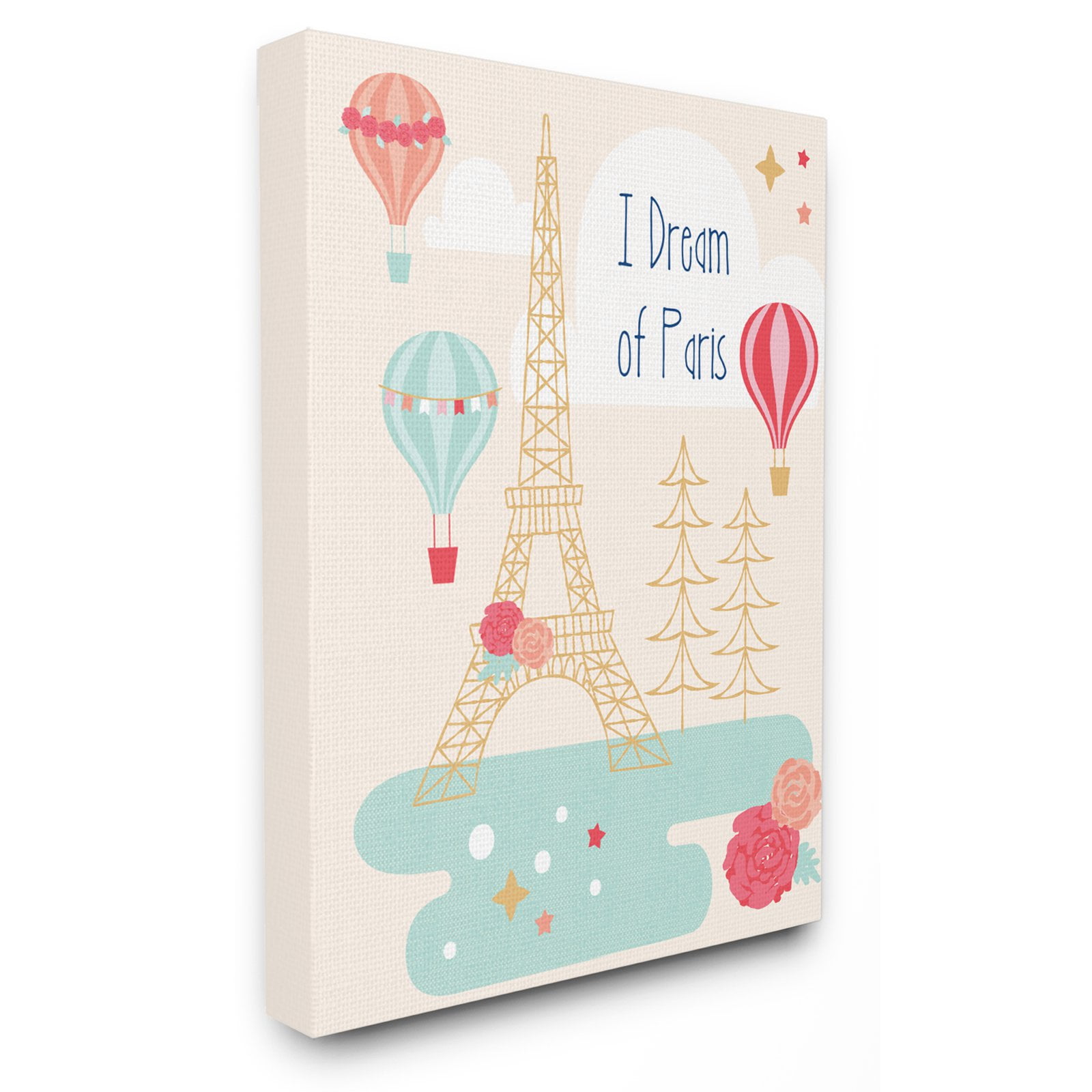 The Stupell Home Decor Collection The Kids Room by Stupell I Dream Of Paris Wall Art