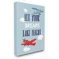 thumbnail image 1 of The Stupell Home Decor Collection The Kids Room by Stupell Let Your Dreams Take Flight Airplanes Wall Art, 1 of 6