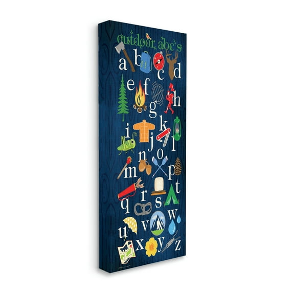 The Stupell Home Decor Collection The Kids Room by Stupell Outdoor ABCs Wall Art