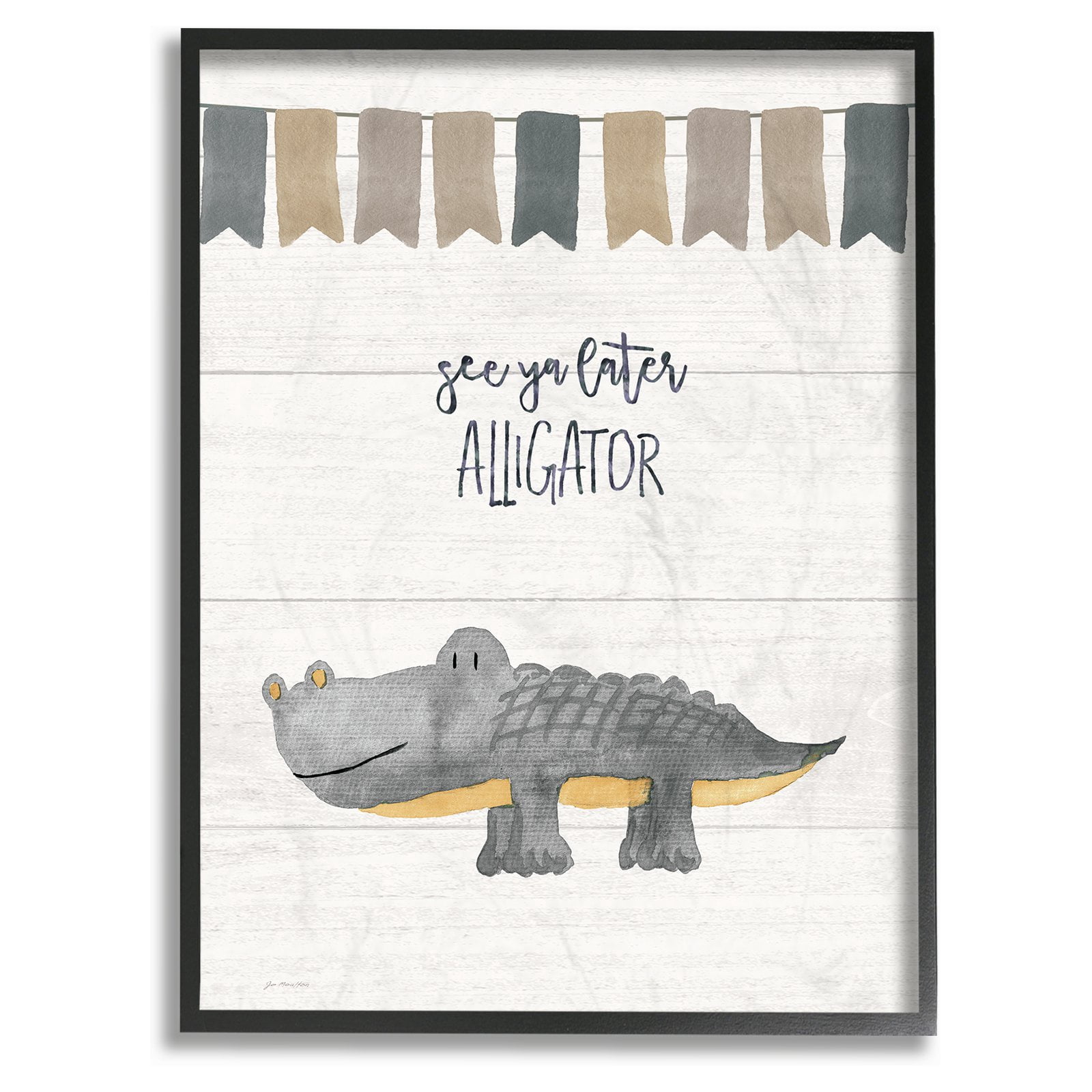 The Stupell Home Decor Collection The Kids Room by Stupell See Ya Later Alligator Wall Art