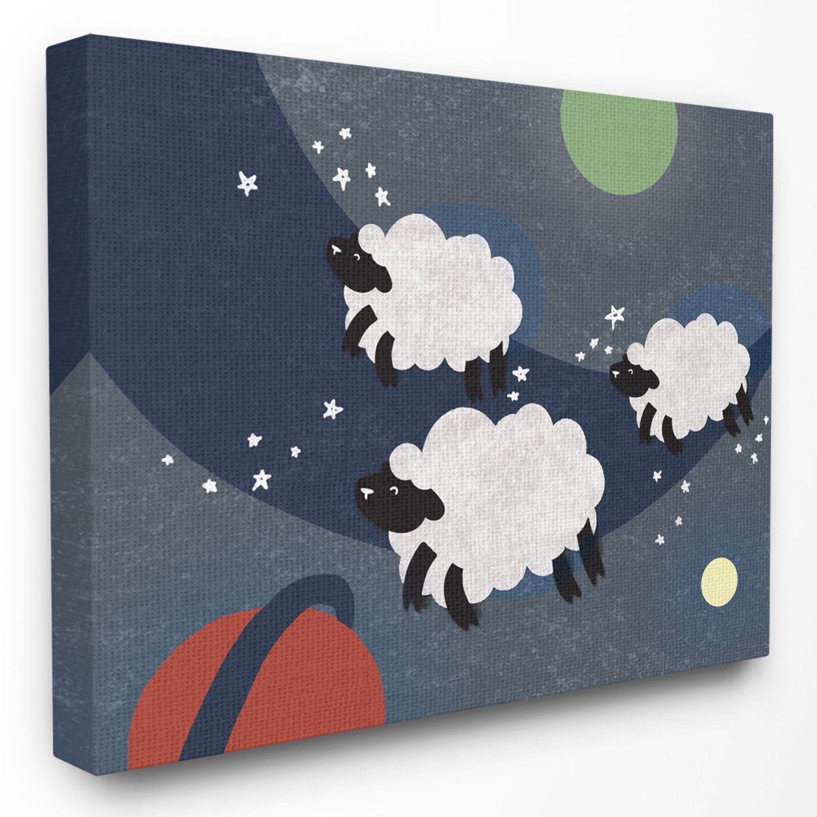 The Stupell Home Decor Collection The Kids Room by Stupell Sheep In Space Wall Art