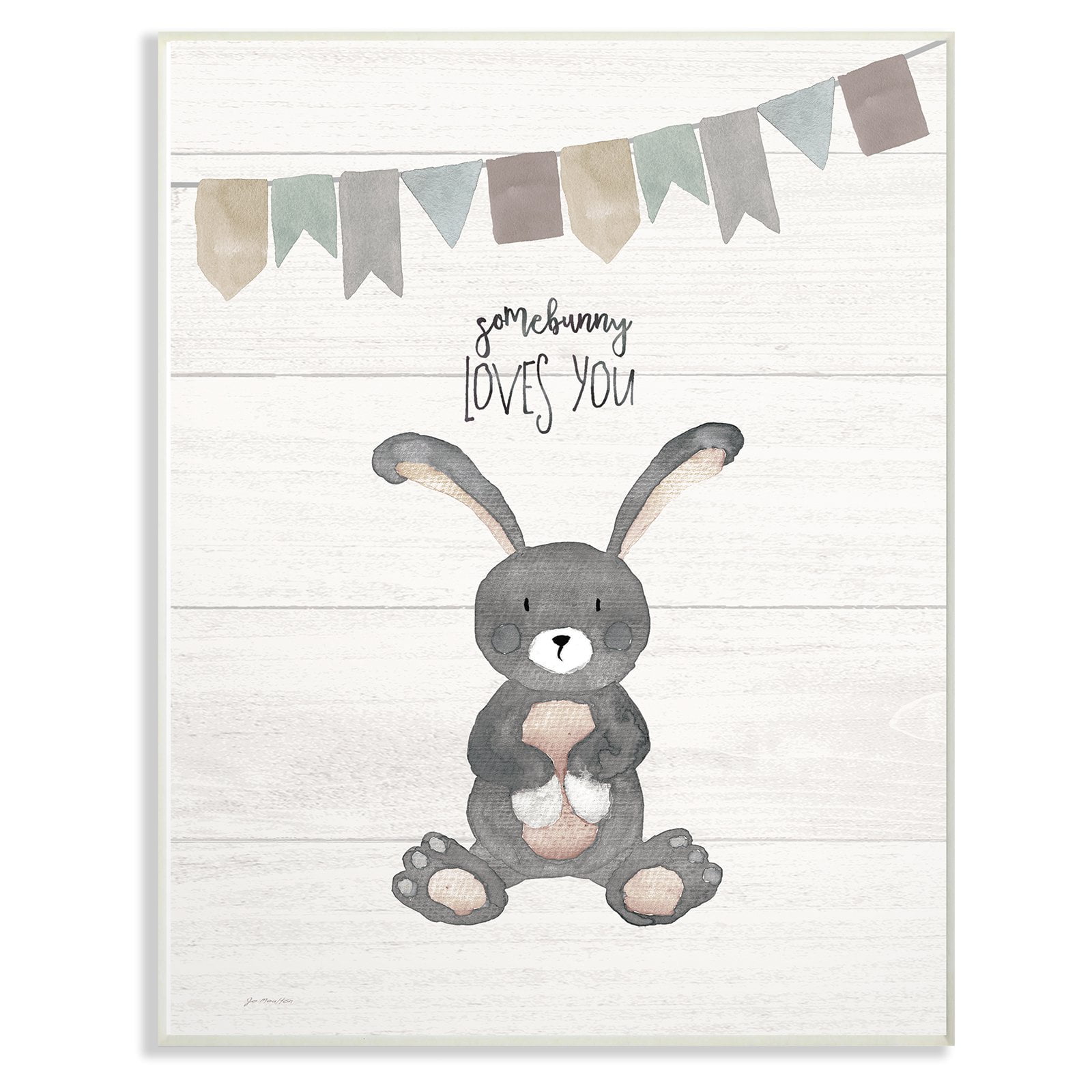 The Stupell Home Decor Collection The Kids Room by Stupell Somebunny Loves You Wall Art