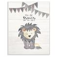 thumbnail image 1 of The Stupell Home Decor Collection The Kids Room by Stupell You Are Braver Lion Wall Art, 1 of 6
