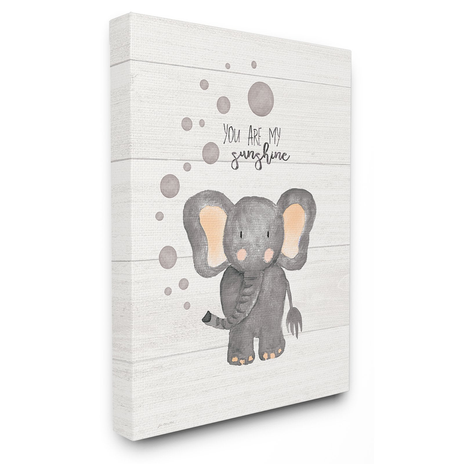 The Stupell Home Decor Collection The Kids Room by Stupell You Are My Sunshine Elephant Wall Art