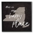 thumbnail image 1 of The Stupell Home Decor Collection This Is My Happy Place New York Framed Wall Art, 1 of 2