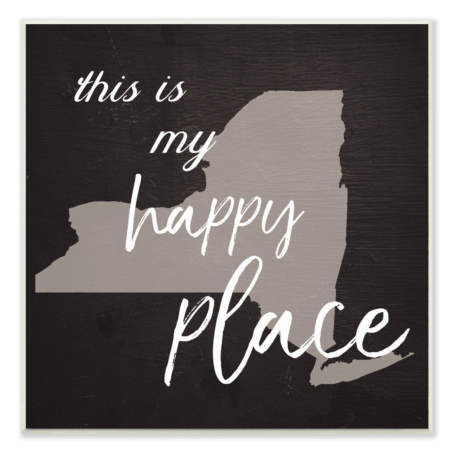 the stupell home dcor collection this is my this is my happy place new york wall plaque art, 12 x 12