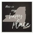 thumbnail image 1 of The Stupell Home Decor Collection This Is My Happy Place New York Wall Plaque, 1 of 5