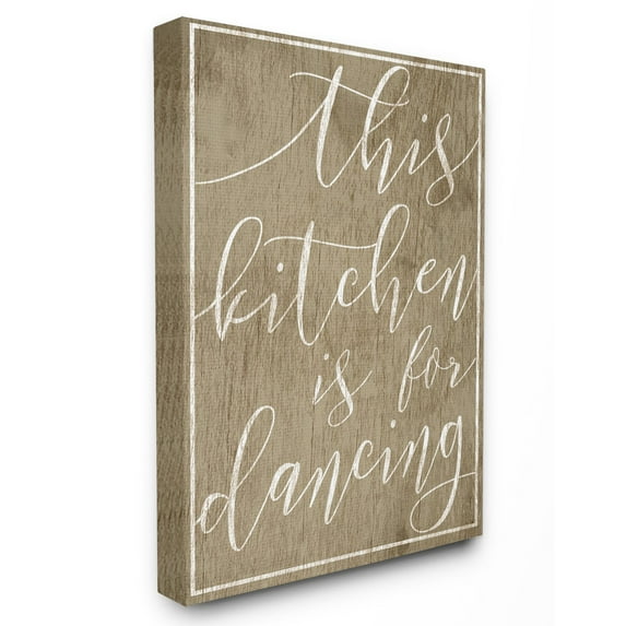 The Stupell Home Decor Collection This Kitchen is for Dancing Wall Art