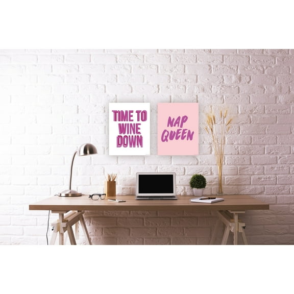 The Stupell Home Decor Collection Time To Wine Down Wall Art