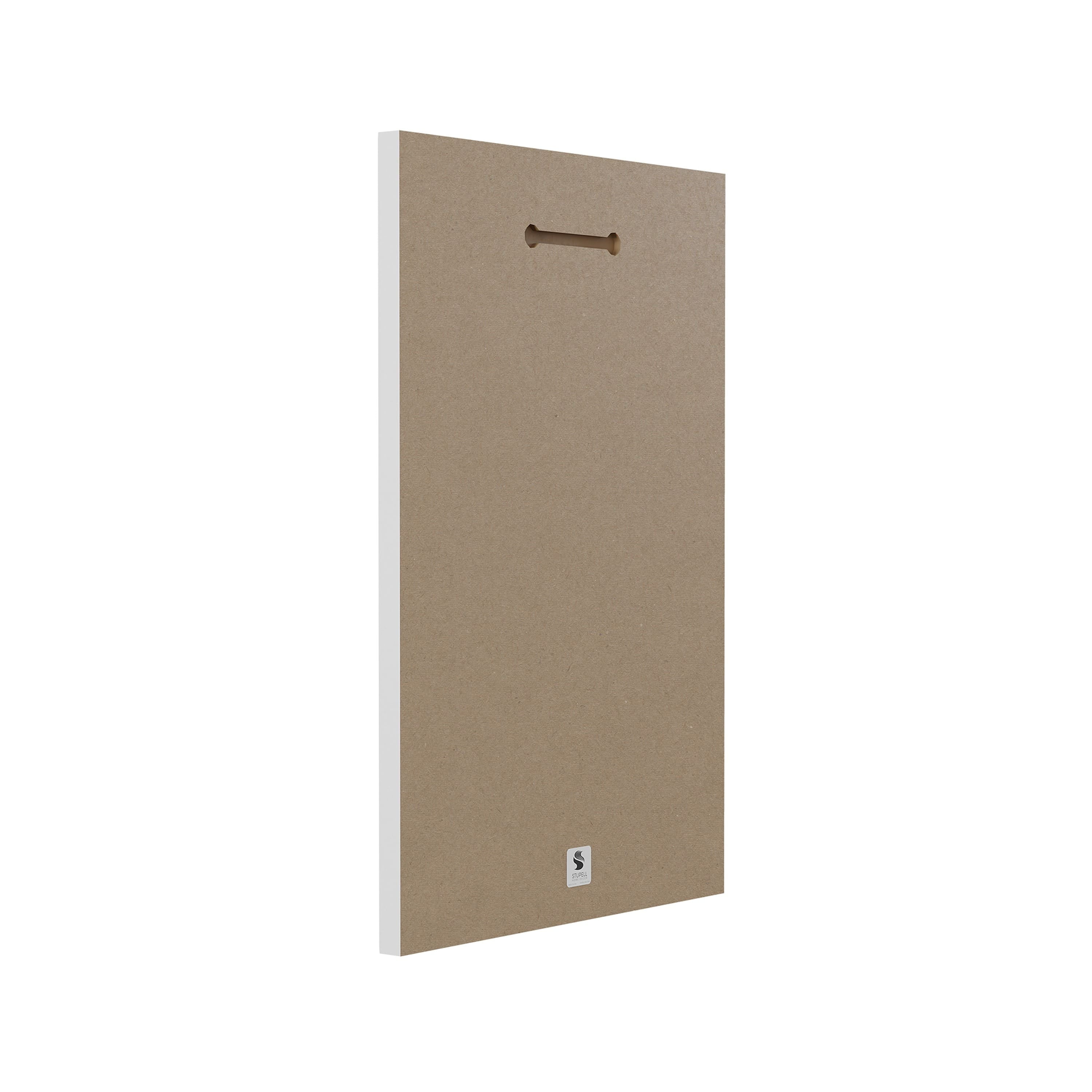 Modern Beige MDF Wood Wall Plaque Art, 10x15 inches