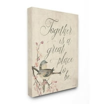 The Stupell Home Decor Collection Together is a Great Place Wall Art