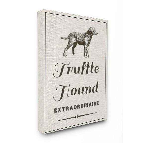 The Stupell Home Decor Collection Truffle Hound Extraordinaire Wall Art