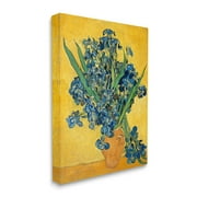 The Stupell Home Decor Collection Van Gogh Irises Post Impressionist Painting Canvas Wall Art