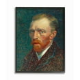 thumbnail image 1 of The Stupell Home Decor Collection Vincent Van Gogh Self Portrait Post Impressionist Painting Framed Giclee Texturized Art, 1 of 8