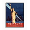 thumbnail image 1 of The Stupell Home Decor Collection Vintage New York Liberty Statue Poster Oversized Framed Giclee Texturized Art, 16 x 1.5 x 20, 1 of 4