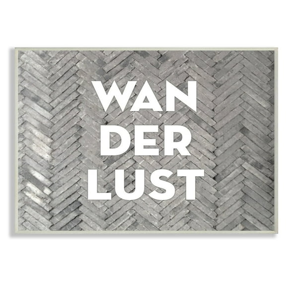 The Stupell Home Decor Collection Wanderlust Patterned Bricks Wall Art