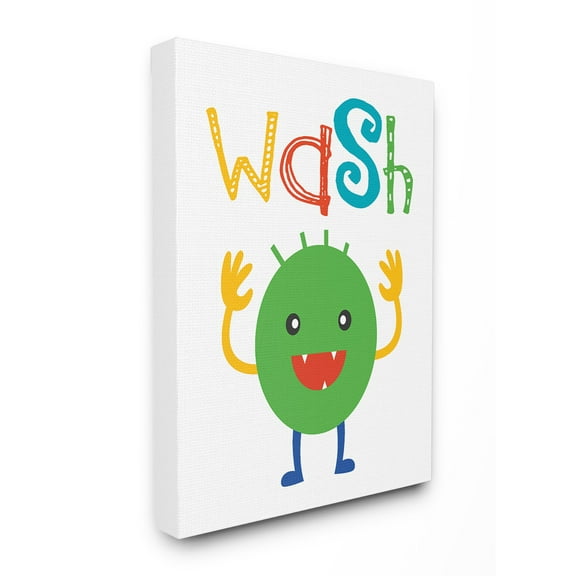 The Stupell Home Decor Collection Wash Monster Wall Art