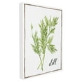 thumbnail image 1 of The Stupell Home Decor Collection Watercolor Herb Illustration Dill Painting with Script Oversized Stretched Canvas Wall Art, 24 x 1.5 x 30, 1 of 2