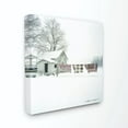 thumbnail image 1 of The Stupell Home Decor Collection Winter Snow Shed Clothesline Blankets Photograph Canvas Wall Art, 1 of 5