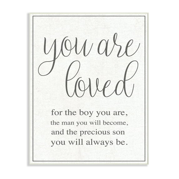 The Kids Room by Stupell You Are Loved Oversized Wall Plaque Art