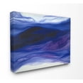 thumbnail image 1 of The Stupell Home Decor Deep Purple Ink Ocean Waves Abstract Paining Canvas Wall Art, 1 of 2