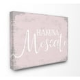 thumbnail image 1 of The Stupell Home Decor Distressed Pink Kitchen Sign Hakuna Moscato Canvas Wall Art, 1 of 6