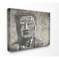 thumbnail image 1 of The Stupell Home Decor Distressed Surface Tan and Grey Buddha Mural Canvas Wall Art, 1 of 2