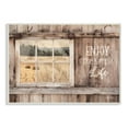 thumbnail image 1 of The Stupell Home Decor Enjoy the Simple Life Rustic Barn Window Distressed Photograph, 1 of 4