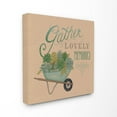 thumbnail image 1 of The Stupell Home Decor Gather Lovely Memories Vintage Wheelbarrow with Succulents, 1 of 3